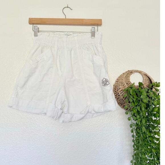 Vintage Kikomo Womens White Elastic Waist Shorts Size M - Picture 3 of 8